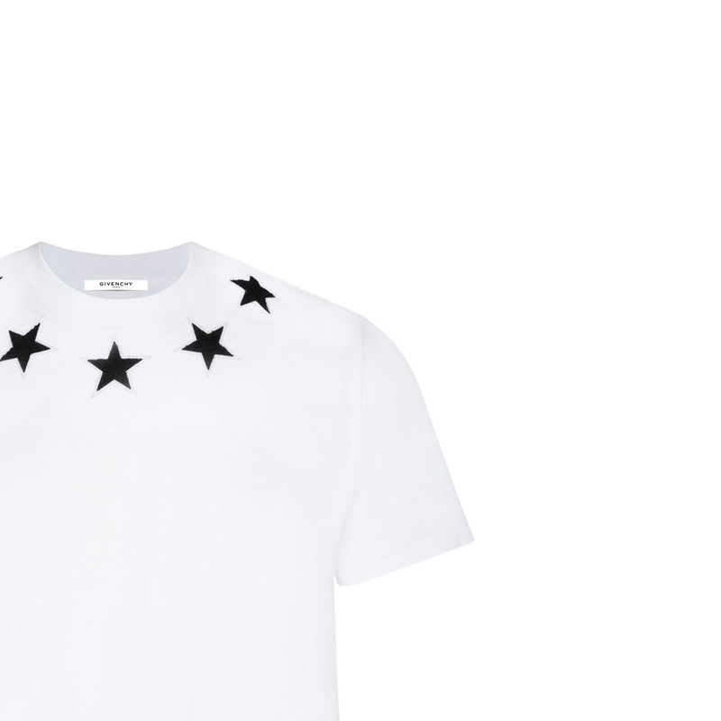 givenchy(纪梵希) 男士白色领口星星短袖t恤 m