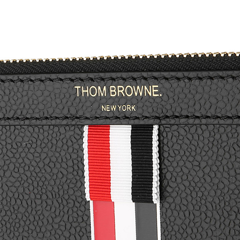 thombrowne/thombrowne桑姆布郎尼大号牛皮条纹手拿包mac052a00198001