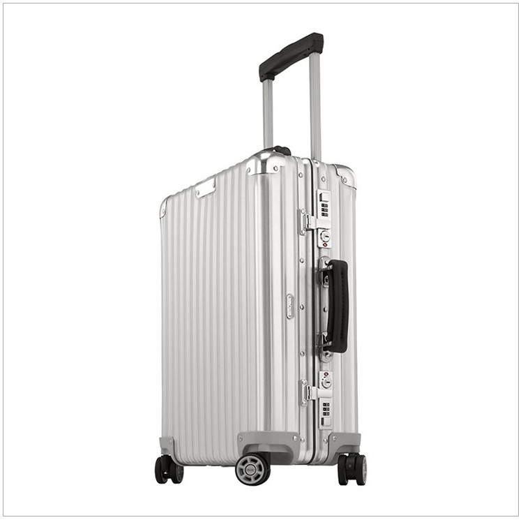 rimowa 日默瓦 classic flight系列 男女通用银色铝镁合金拉杆箱行李