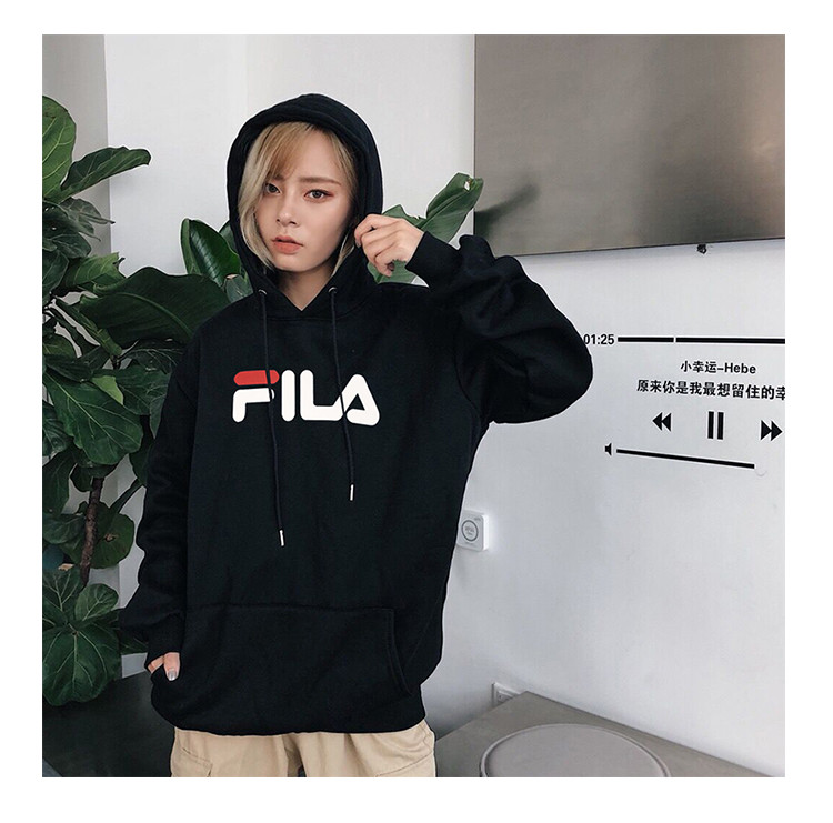 【19年秋冬】fila/斐乐 19年新款服装 男女同款纯棉连帽卫衣 女子运动