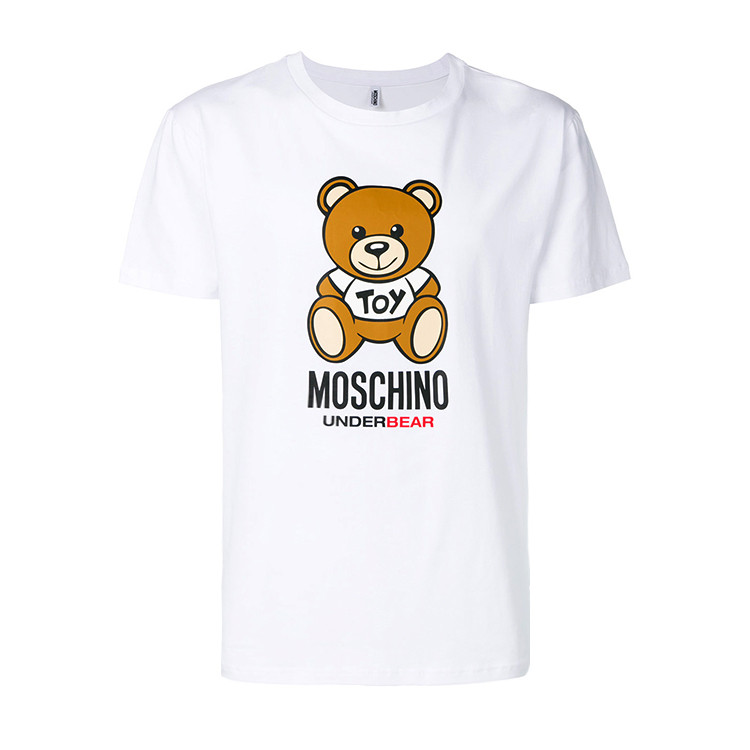 moschino/莫斯奇诺 男士 玩具游泳小熊图案toy 短袖t恤 a1908 8106