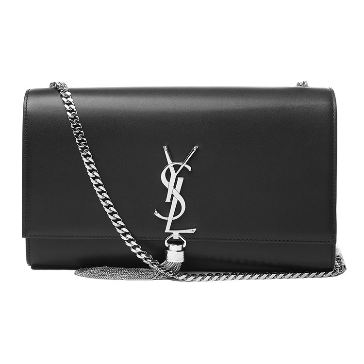 yves saint laurent/圣罗兰 女装银链长型单肩包 354119-c150n-1000