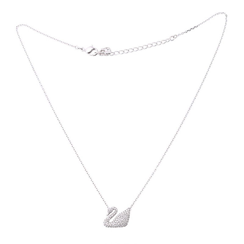 swarovski 施华洛世奇 小天鹅 女士项链 银色 5007735-146#190228wya