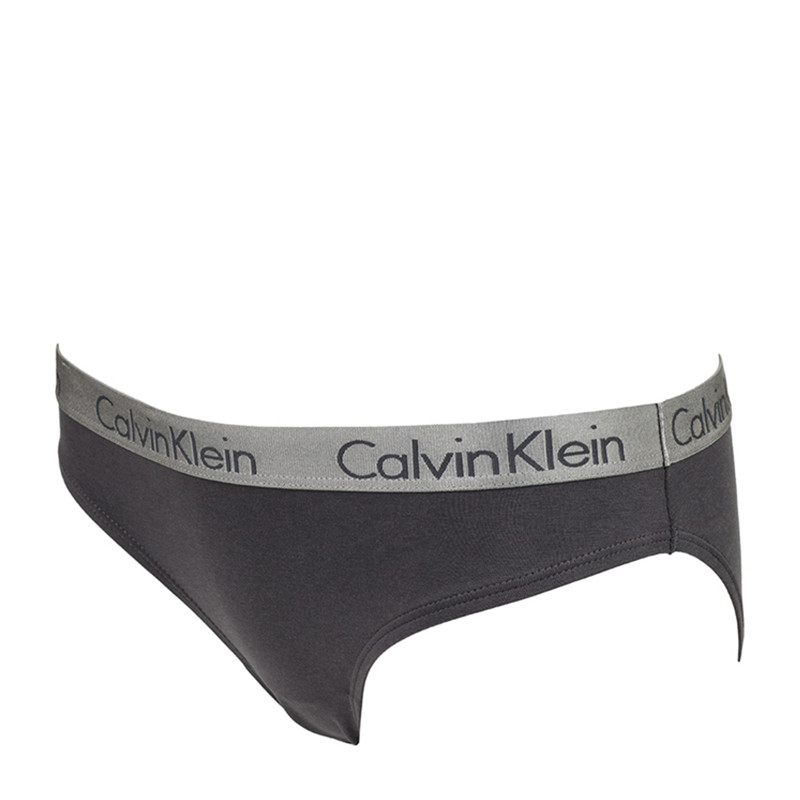 【包税】calvin klein卡尔文克莱恩 金属logo腰边棉质内裤 灰 m