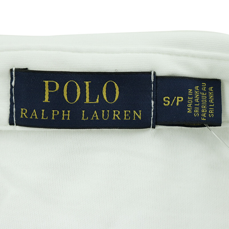 polo ralph lauren(拉夫劳伦马球) 白色男士短袖polo衫 s