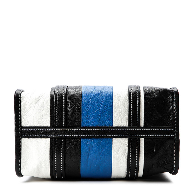 balenciaga/巴黎世家 女士蓝白黑手提单肩包 513990 de9bn 6460白黑蓝