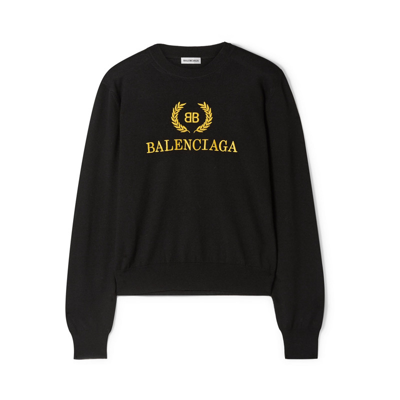 balenciaga/巴黎世家 刺绣羊毛毛衣