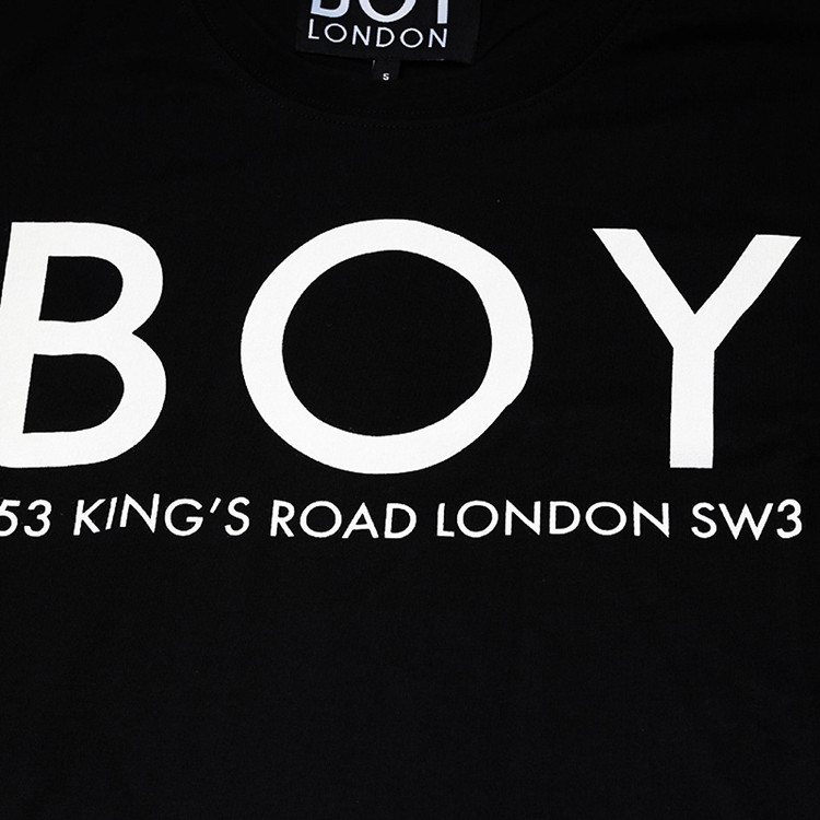 boy london 【英版】大字母logo中性无袖t恤背心 黑色 b0411a13