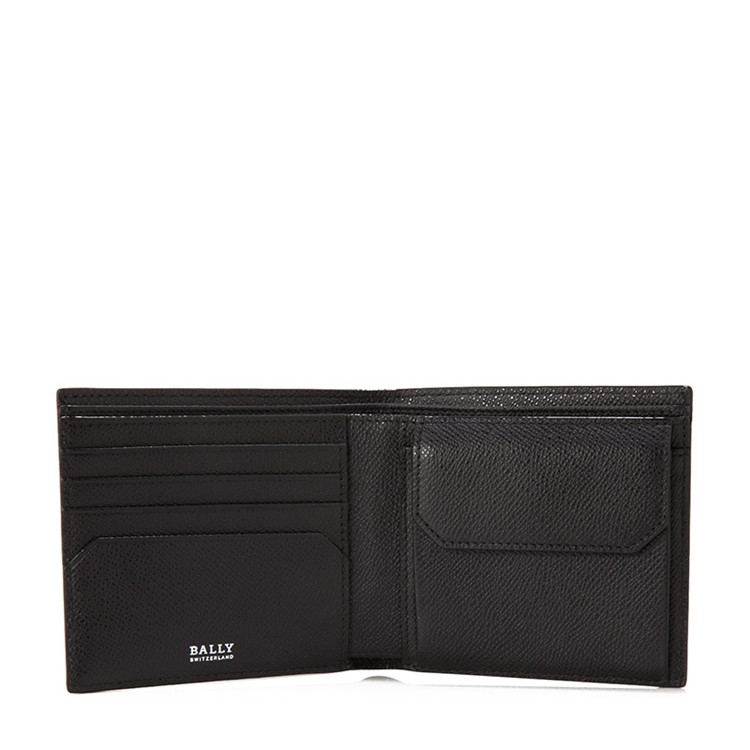 bally/巴利teisel bifold男士压纹牛皮拼接短款折叠钱包 6218013001