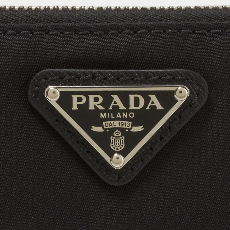 prada/普拉达 男女同款尼龙牛皮手拿包 带手柄收纳包 2nh004 064 f