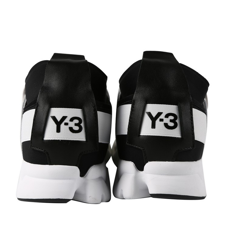 y-3/y-3 男士黑白色时尚休闲轻便板鞋/休闲鞋 y3s82165