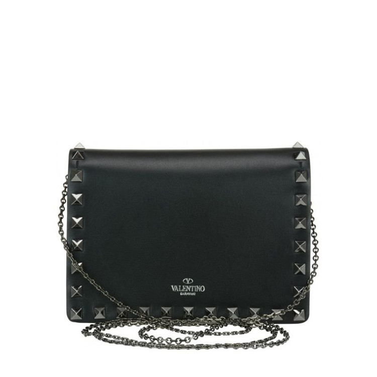 valentino/ 华伦天奴 女士黑色单肩包 lw2p0249vb40no