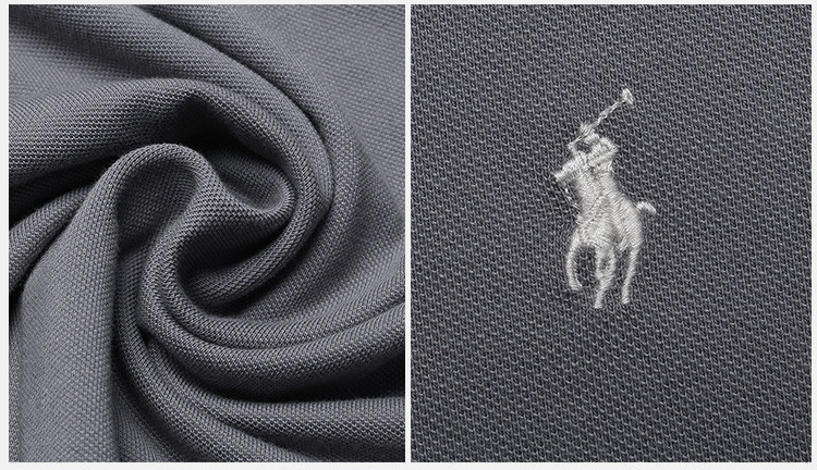 ralph lauren(拉夫劳伦 灰色纯棉战马logo标志短袖polo衫 xxl