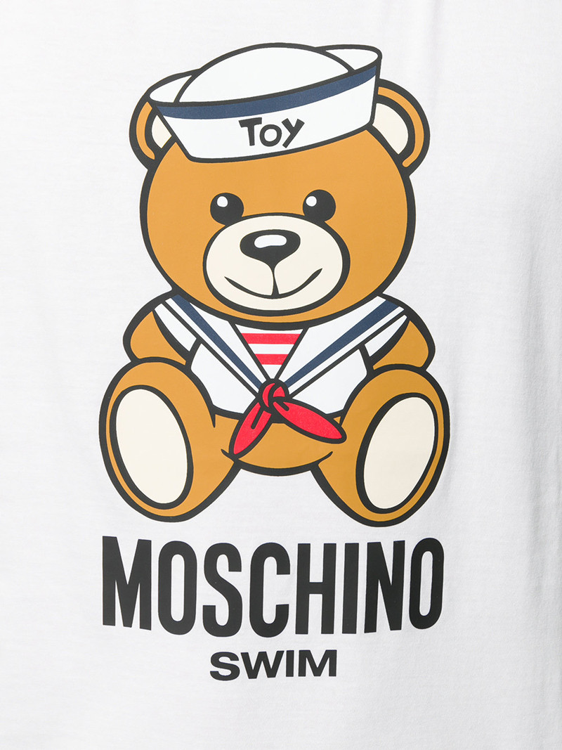 moschino/莫斯奇诺 2018年春夏新款海军熊男士短袖t恤 两色可选 a