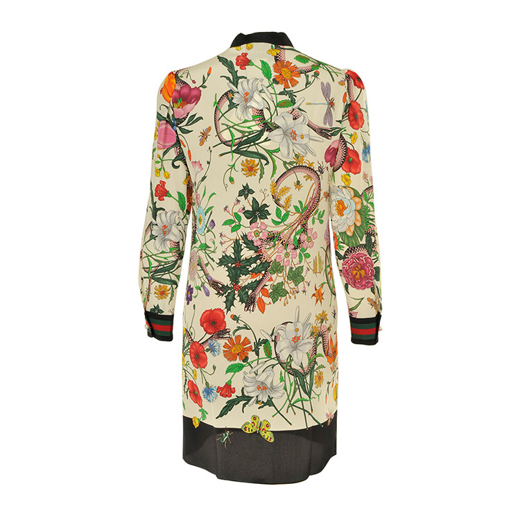 gucci/古驰女士印花连衣裙 453014