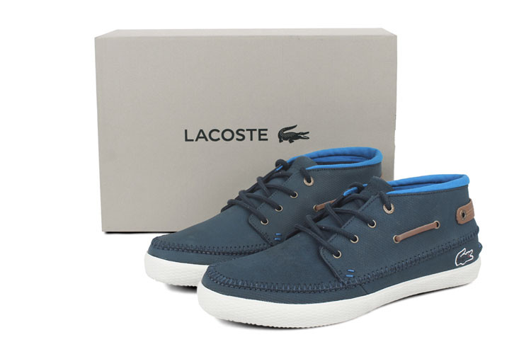 lacoste/鳄鱼 拉科斯特新款男鞋 英伦麂皮舒适休闲中帮鞋 板鞋 7-30