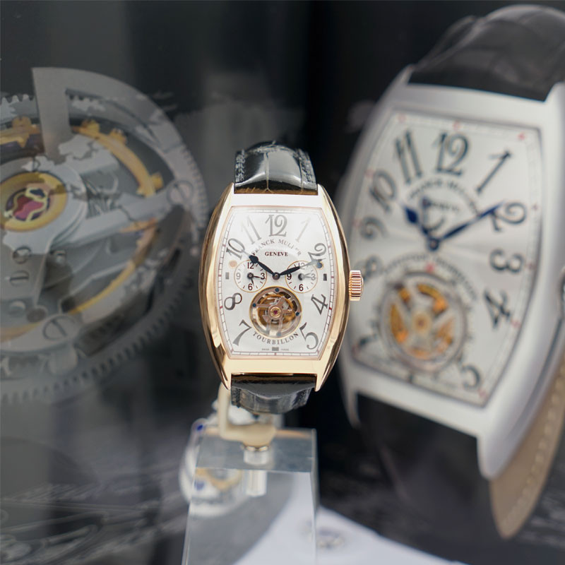 Franck Muller/法兰克穆勒  CINTRÉE CURVEX系列 陀飞轮机械腕表 8880 T MB 5N