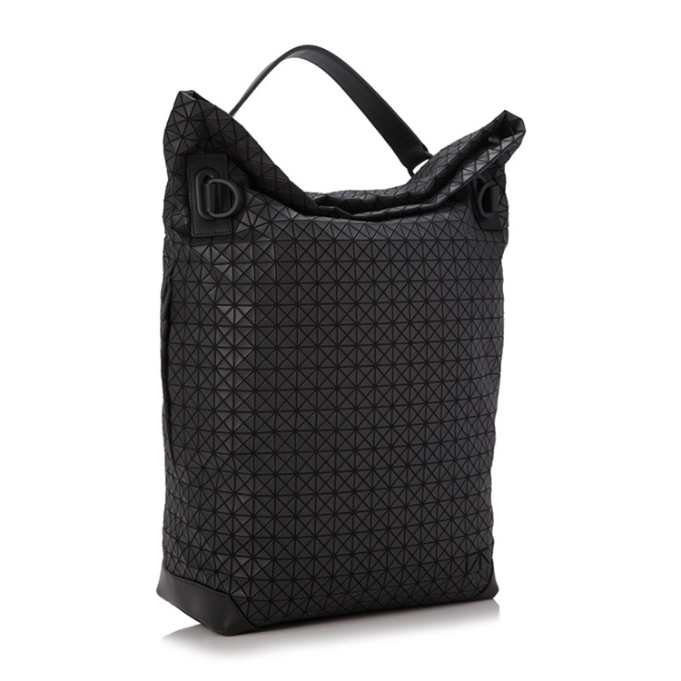 isseymiyake/三宅一生kurowface女士牛皮聚氨酯手提单肩包bb89ag06116