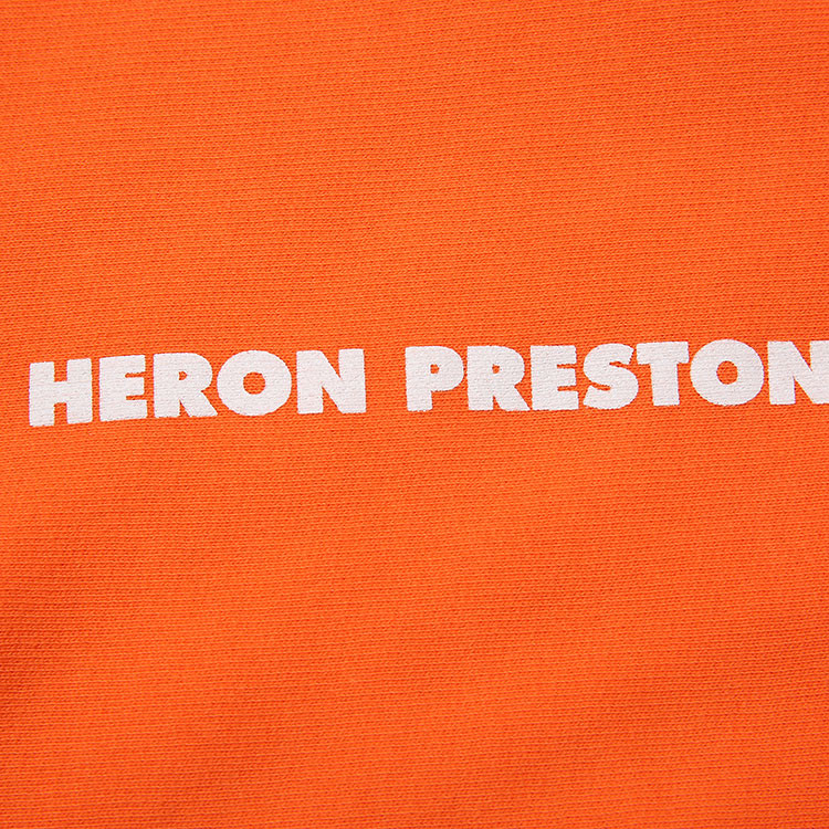 【18秋冬】heronpreston/heronpreston橙色圆领长袖连帽衫98d2heptp