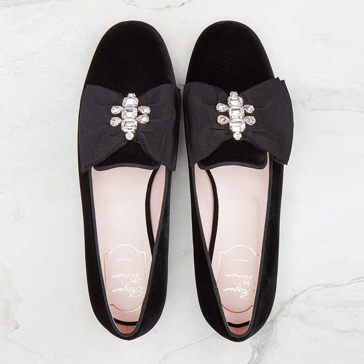 【19春夏新品】rogervivier/罗杰·维维亚女士 女鞋 平跟鞋bowjewels