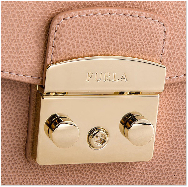 furla/芙拉 【19春夏新款】女士牛皮裸粉色单肩包斜挎包链条包 972388