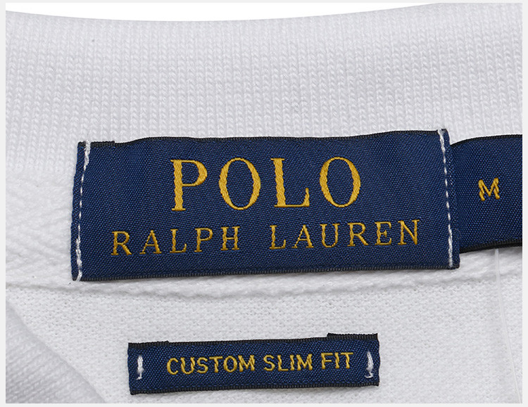 ralph lauren 拉尔夫·劳伦 18春夏 男士白色战马logo标志短袖polo衫