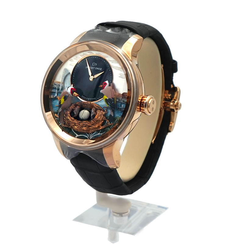 JAQUET DROZ/雅克德罗  自动玩偶系列 日内瓦报时鸟三问 限量8枚机械腕表 J031033204