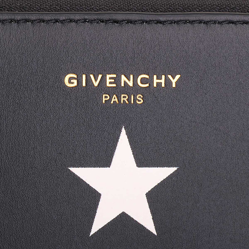 givenchy/纪梵希星星图案牛皮手拿包bk06072黑色黑色黑色