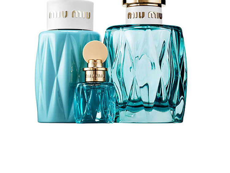 【免税】miumiu/缪缪 2017新款l"eau bleue 春日花园 限量版 香水7.