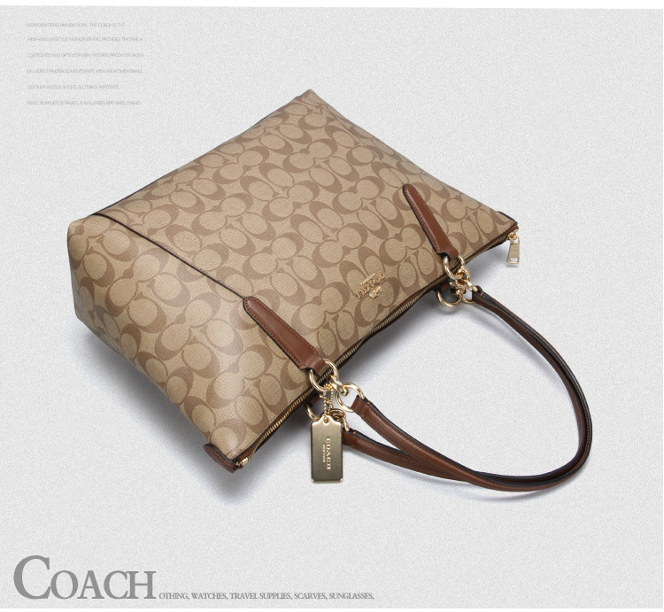coach/蔻驰 女士经典双clogo单肩包 58318