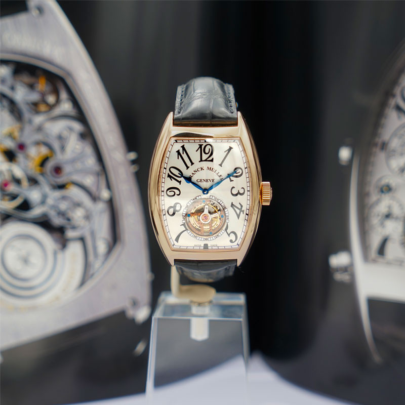 Franck Muller/法兰克穆勒 CINTRÉE CURVEX系列 陀飞轮机械腕表 8880 T 5N