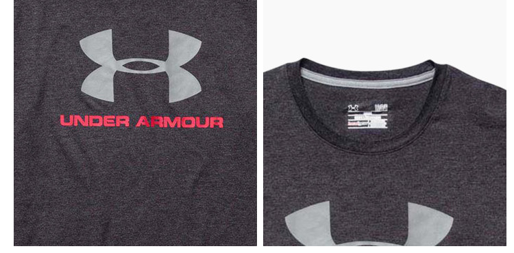 under armour/安德玛 男士运动圆领短袖大logot恤