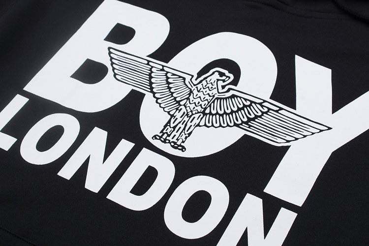 【英版】boy london/boy london 伦敦男孩 男女同款秋冬前鹰字母连帽