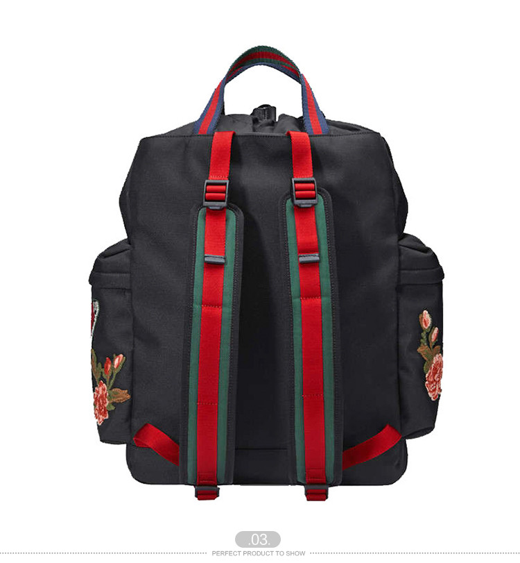 gucci/古驰 男士虎头皮质帆布手提包双肩包backpacks 450979 k1ndx