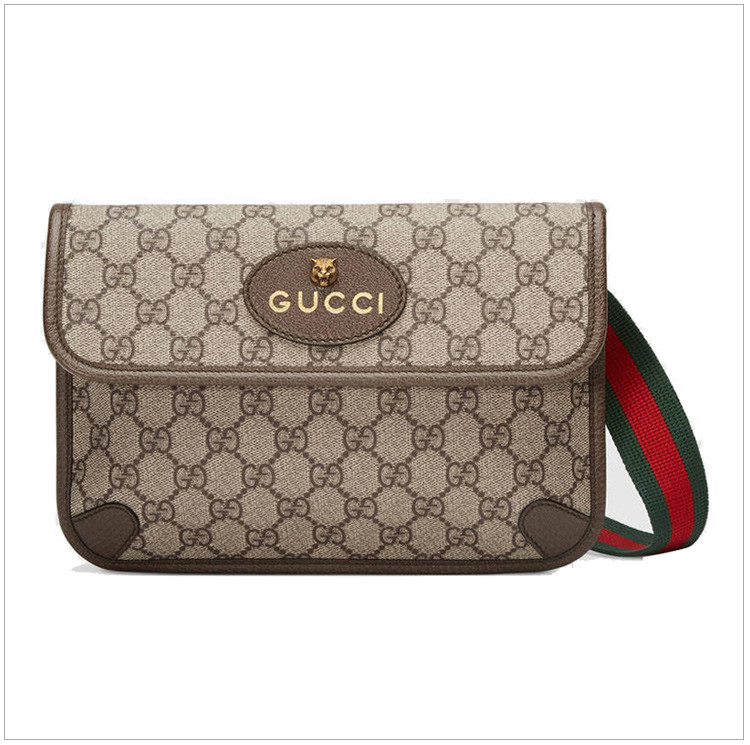 ˰GUCCI ų  GG Supremeϵ Ůͬɫ/ľɫͷLOGOձGGӡͷ 493930-9C2VT