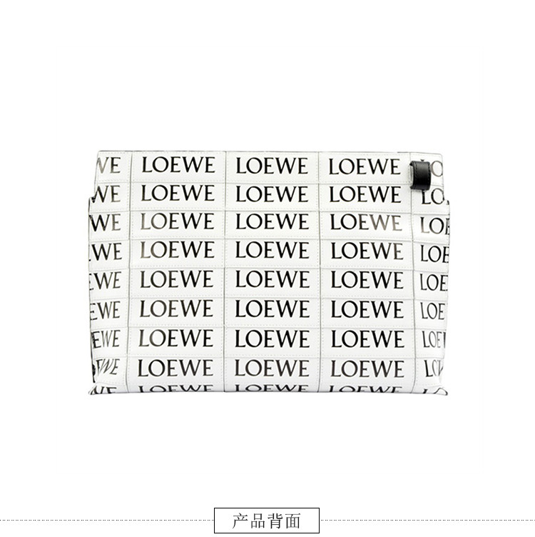 【包税】loewe/罗意威 女士牛皮手拿包logo印花 187.
