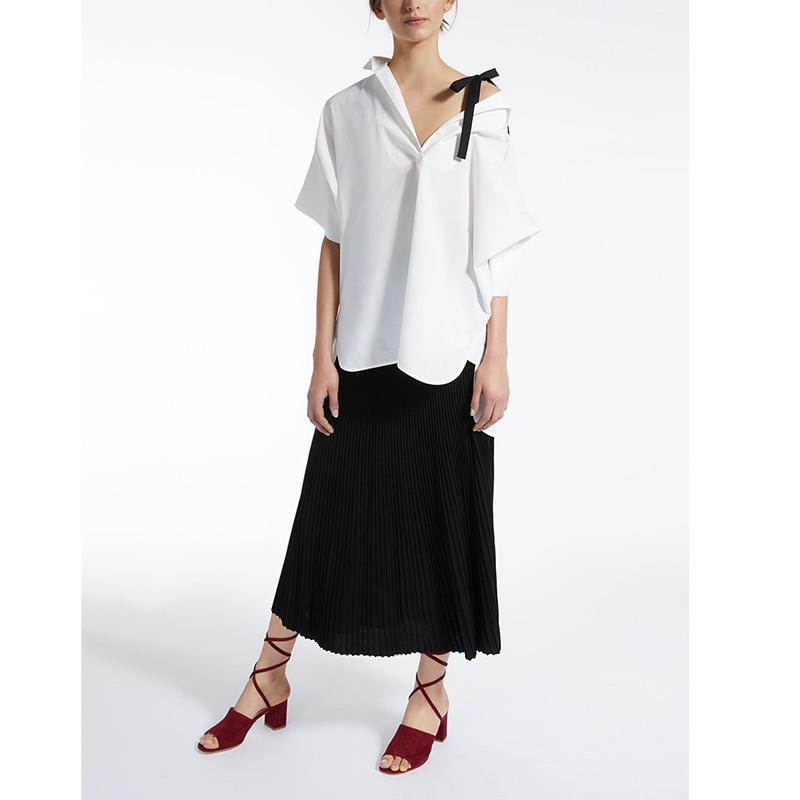 【18秋冬服装】weekend max mara/weekend max mara 纯棉褶皱宽袖女士