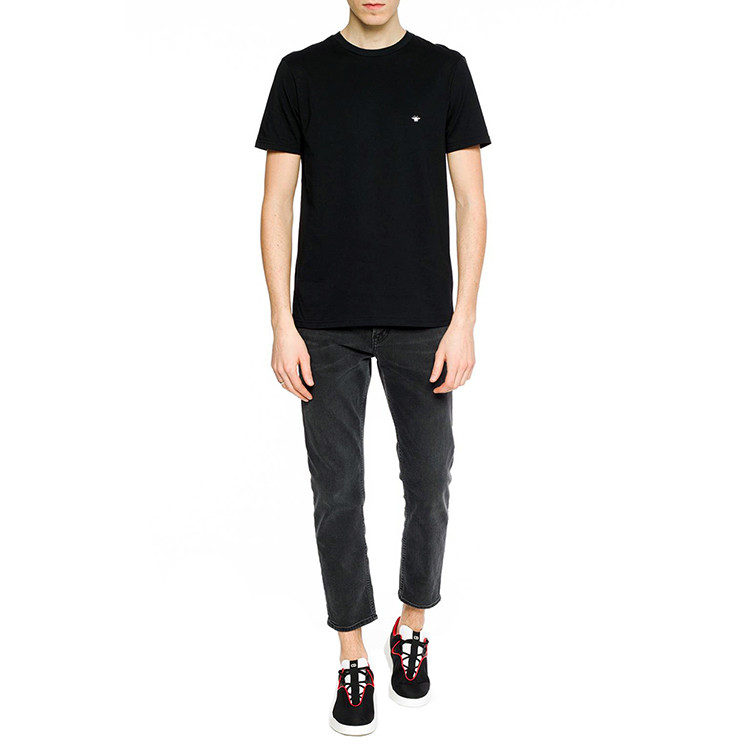 DIOR\/迪奥 2018年春夏新品 男士黑色白蜜蜂刺