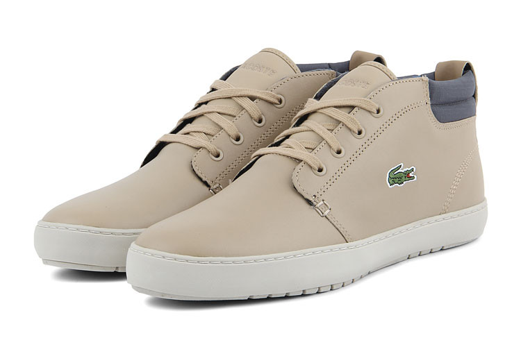 lacoste/鳄鱼 法国拉科斯特男鞋 英伦风舒适男士高帮板鞋 休闲运动鞋