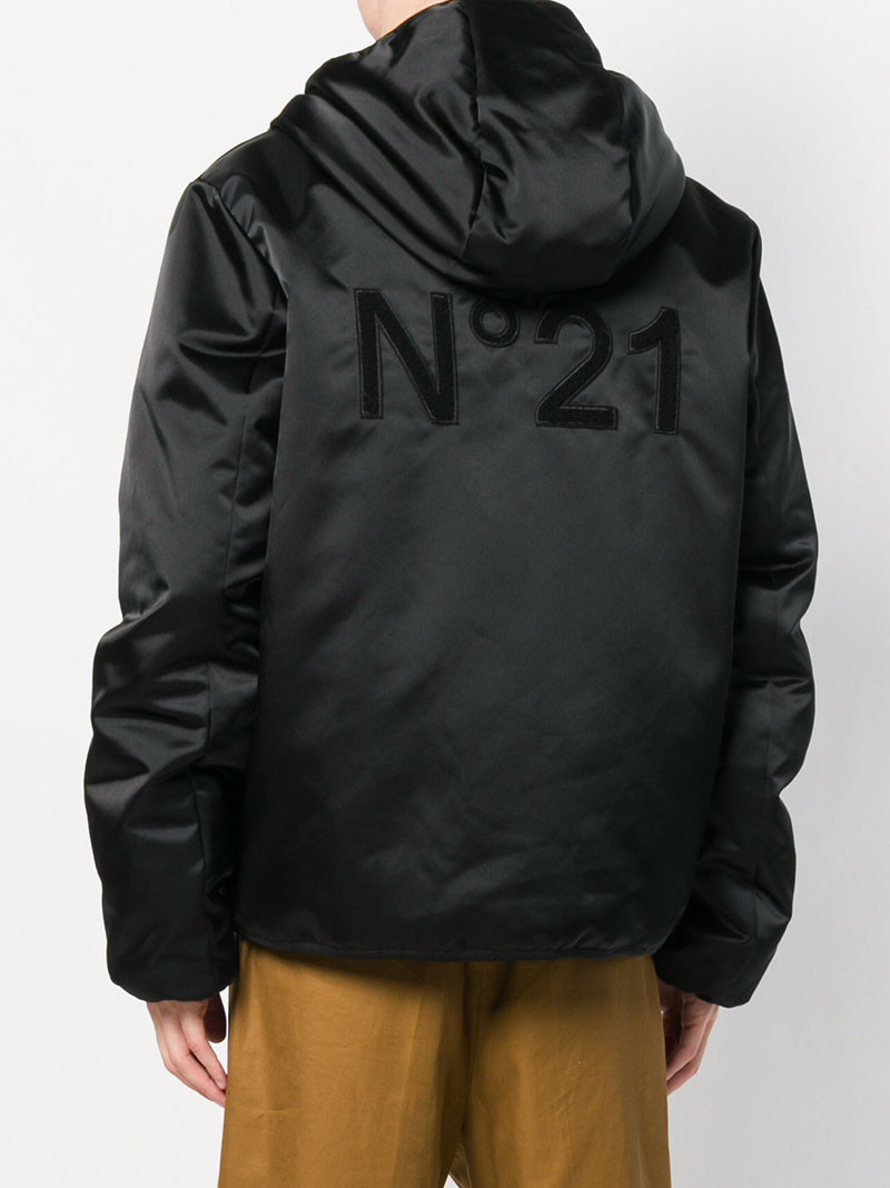 【designer menwear】n°21/n°21 男士夹克风衣外套 背面logo印花