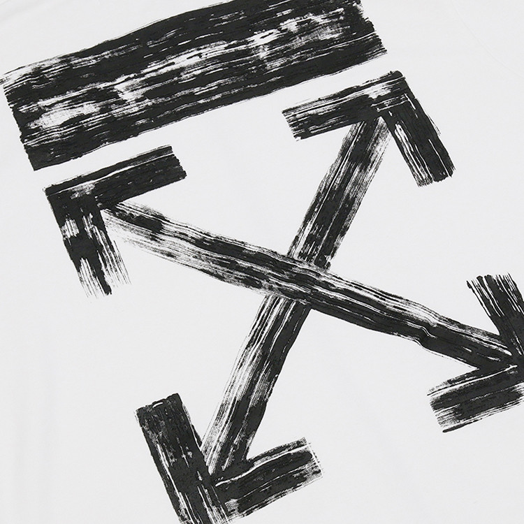 【包税】off white/off white 男士白色棉质logo字母图案薄外套 ombb