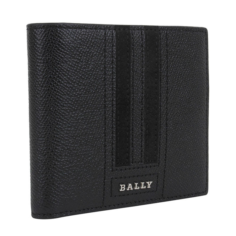 【bally巴利 钱包】bally/巴利男士黑色牛皮钱包-025