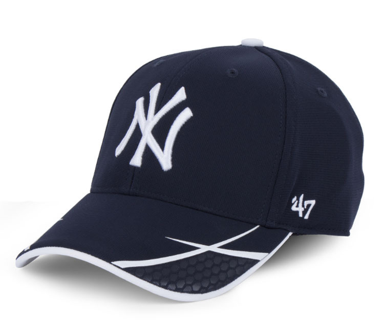 MLB\/MLB 男女新款47mvp系列NY弯檐棒球帽嘻