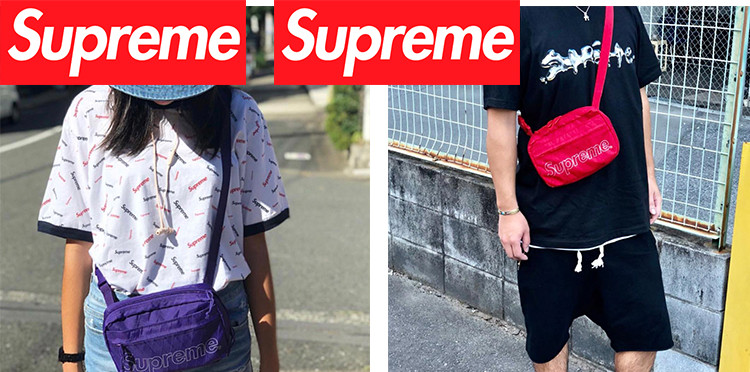 supreme 18fw 45th shoulder bag 斜挎包 小挎包 单肩包