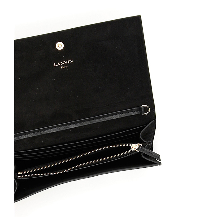 lanvin/浪凡 女士 羊皮 斑马纹 链条包 手拿包 lwslgm07zkip1001w