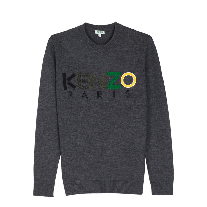 kenzo/高田贤三新潮字母logo男士圆领毛衫 3ld-5pu231