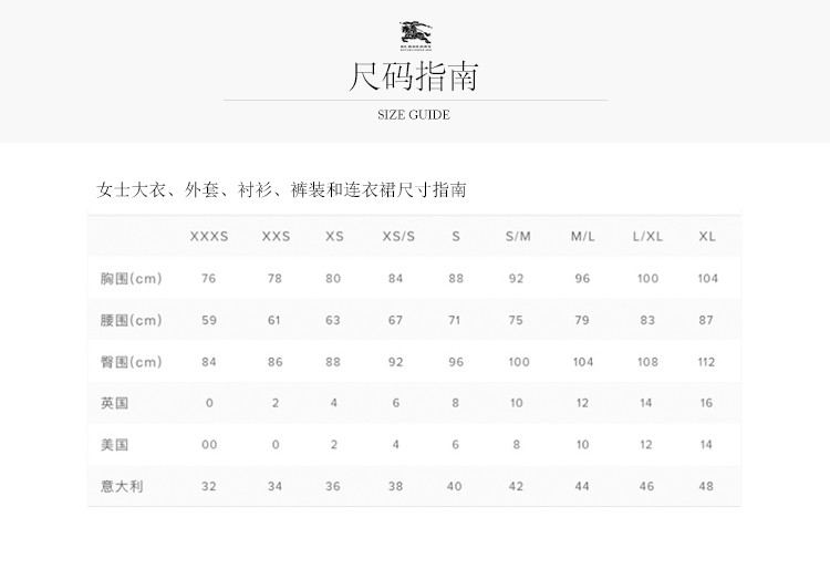 burberry(博柏利) 中长款女士风衣 黑色 英码4