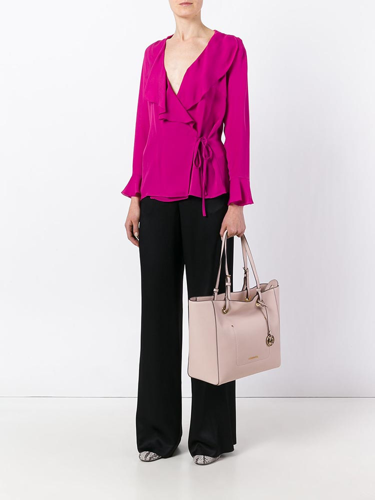 michael kors/迈克·科尔斯 女士浅粉色walsh牛皮手提包30s7gwat4l