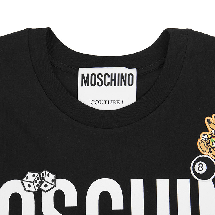 moschino couture/moschino couture moschino动物图案黑色女士短袖