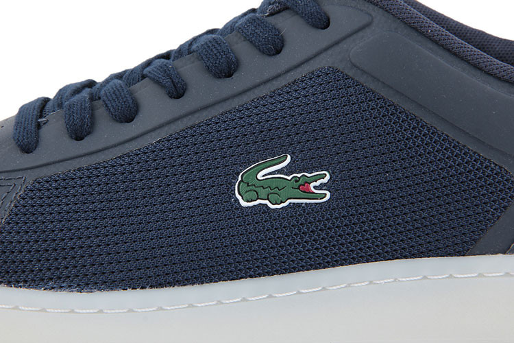 lacoste/鳄鱼男鞋 法国拉科斯特小白鞋 舒适平跟纯色百搭低帮鞋 休闲